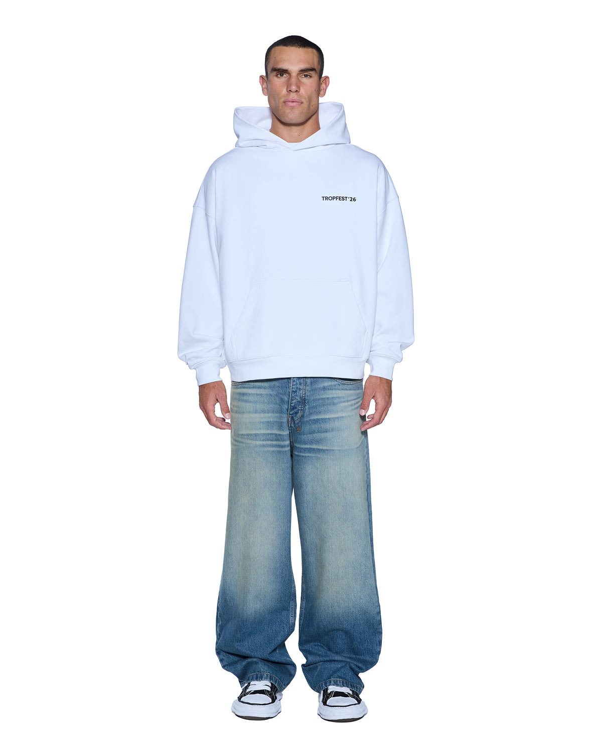 MENS DIRECTOR EKCESS HOODIE TRU WHITE TEES