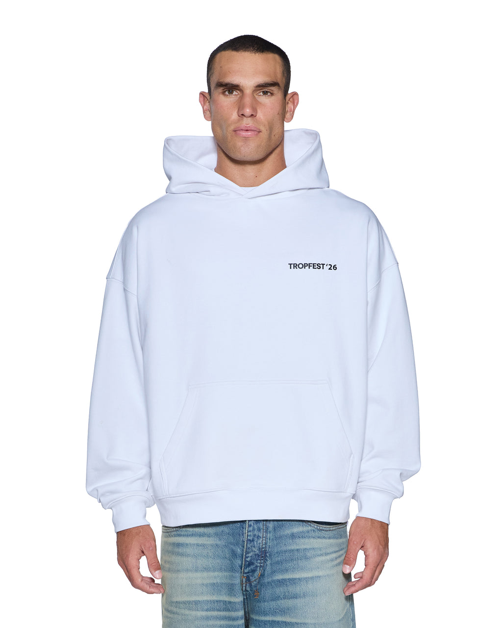 MENS DIRECTOR EKCESS HOODIE TRU WHITE TEES