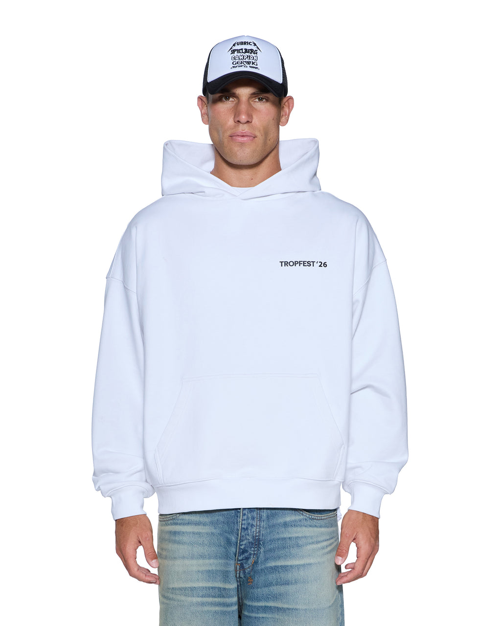 MENS DIRECTOR EKCESS HOODIE TRU WHITE TEES