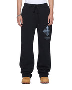 MENS FALSE IDOLS SYNTHESIS TRAK PANT JET BLACK PANTS