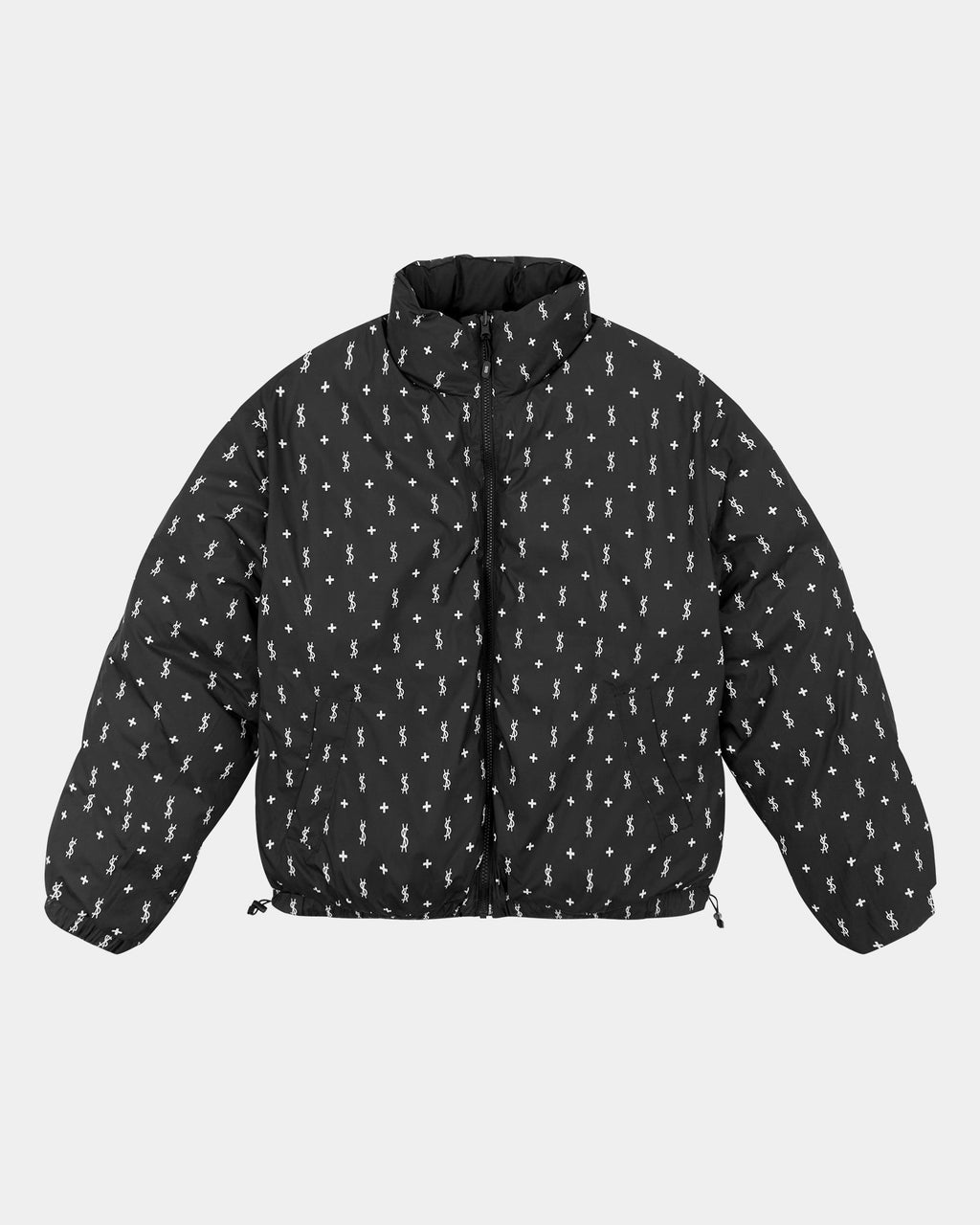 MENS FLIGHT PUFFER JACKET BLACK JACKETS