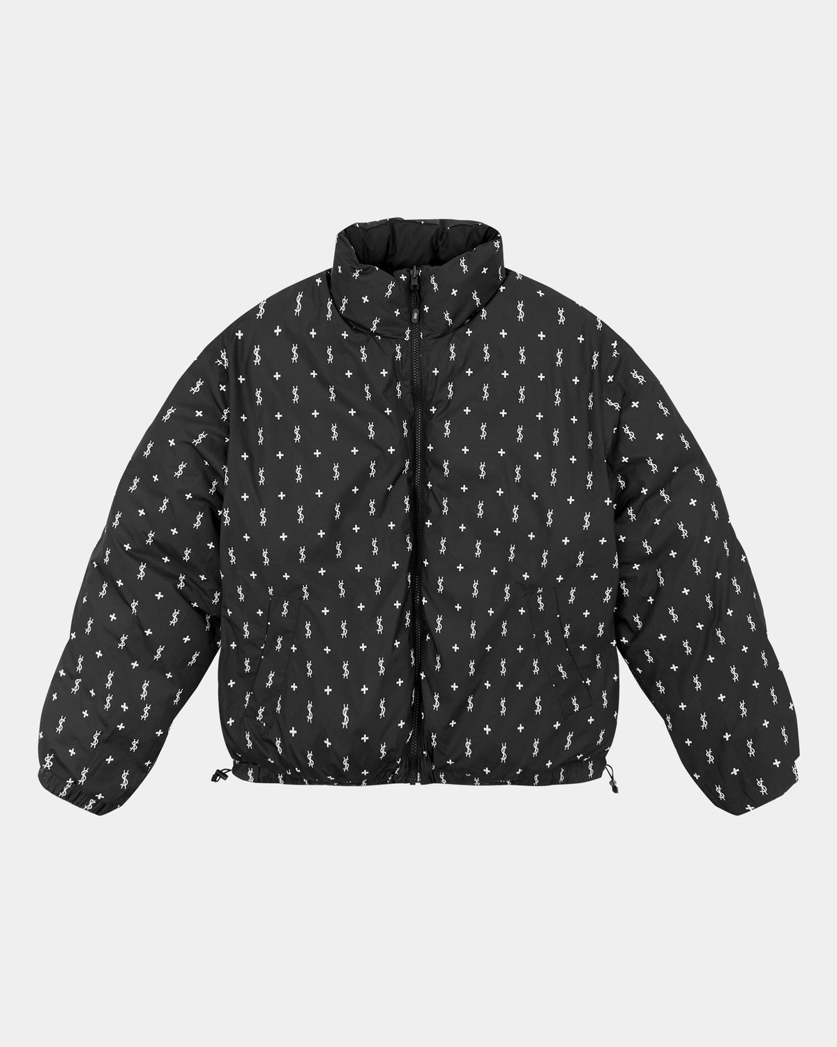 MENS FLIGHT PUFFER JACKET BLACK JACKETS