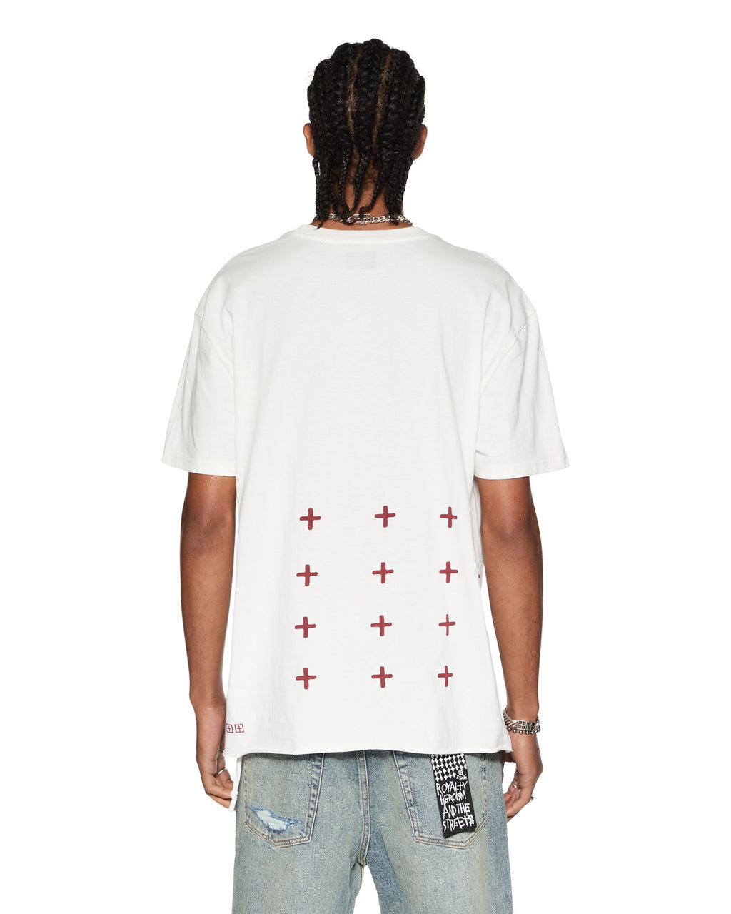 MENS FUEGO BIGGIE SS TEE TRU WHITE TEES
