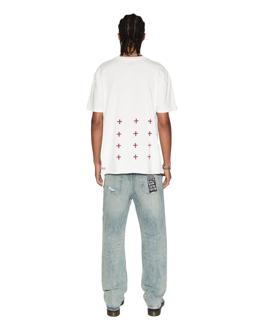 MENS FUEGO BIGGIE SS TEE TRU WHITE TEES