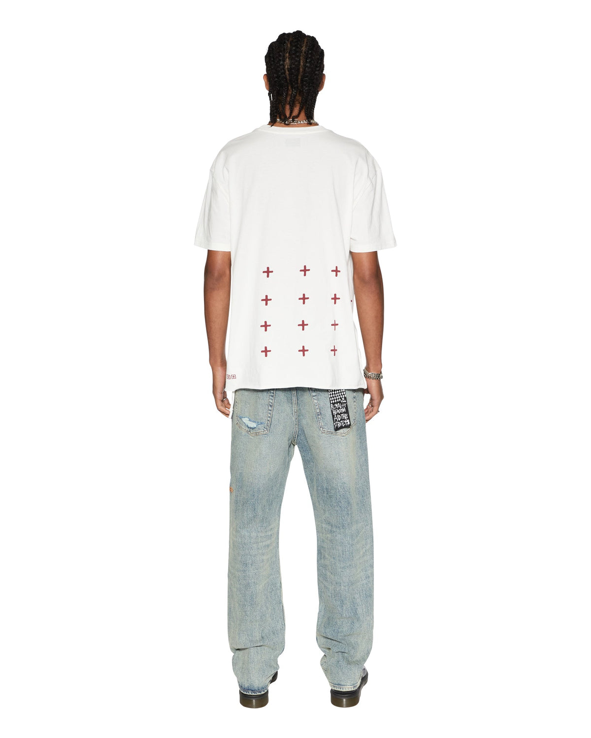 MENS FUEGO BIGGIE SS TEE TRU WHITE TEES