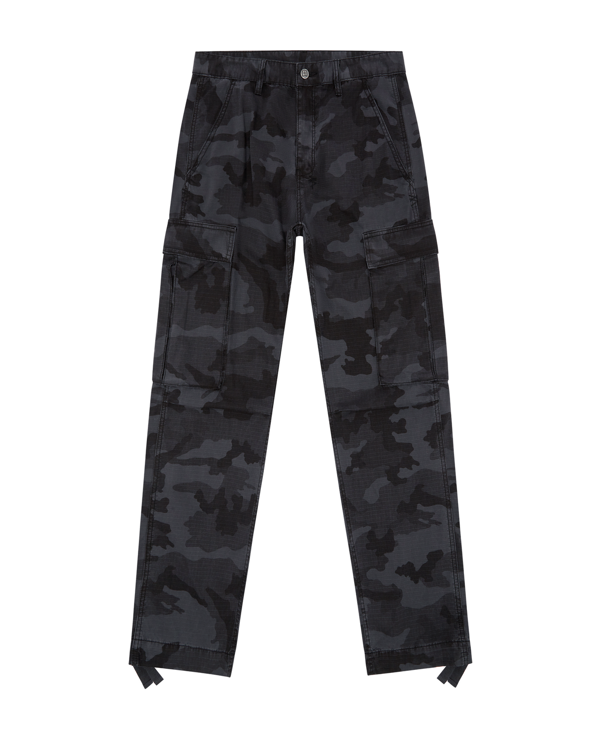 MENS FUGITIVE CARGO BLACK CAMO PANTS