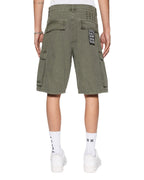 Mens Fugitive Cargo Short Forest Relaxed Walkshorts - Green