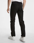 Mens Hazlow Ace Black Straight Denim Jeans - Black