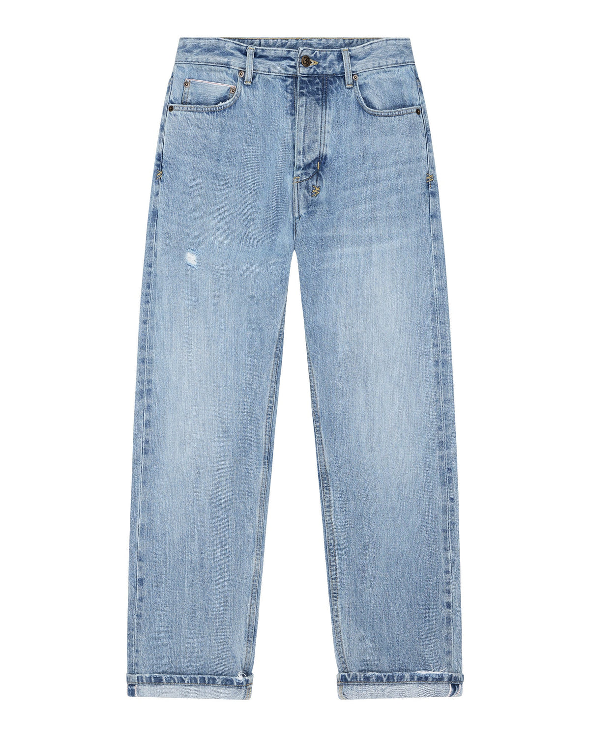 MENS HAZLOW SELVEDGE SYDNEY BLUE DENIM JEANS