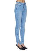 Womens Hi N Wasted Xtra Chroma Skinny Denim Jeans - Denim