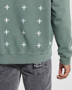 Mens Ekstacy Biggie Hoodie Dope Oversized Fleece - Green