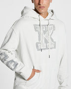 MENS SKETCHY BIGGIIE HOODIE GREY FLEECE