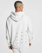 MENS SKETCHY BIGGIIE HOODIE GREY FLEECE