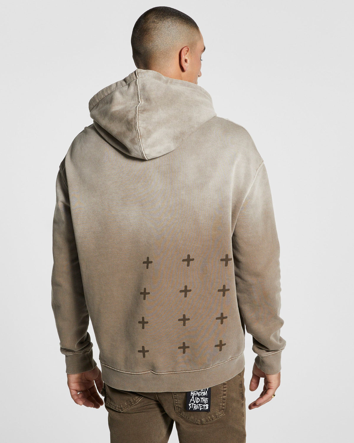 MENS SOTT BIGGIE HOODIE CLAY FLEECE