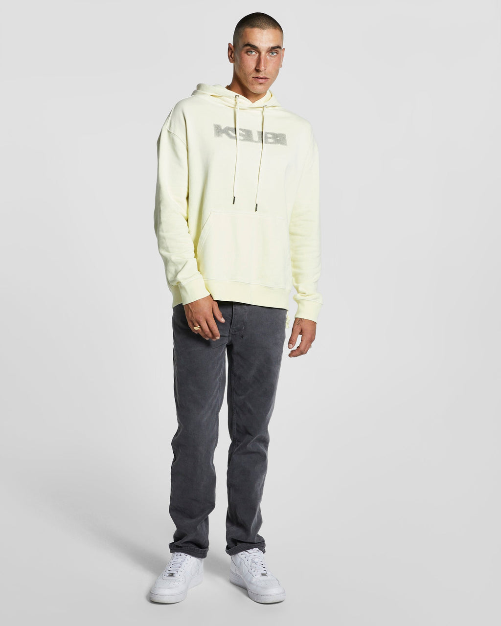 MENS SOTT BIGGIE HOODIE LEMON FLEECE