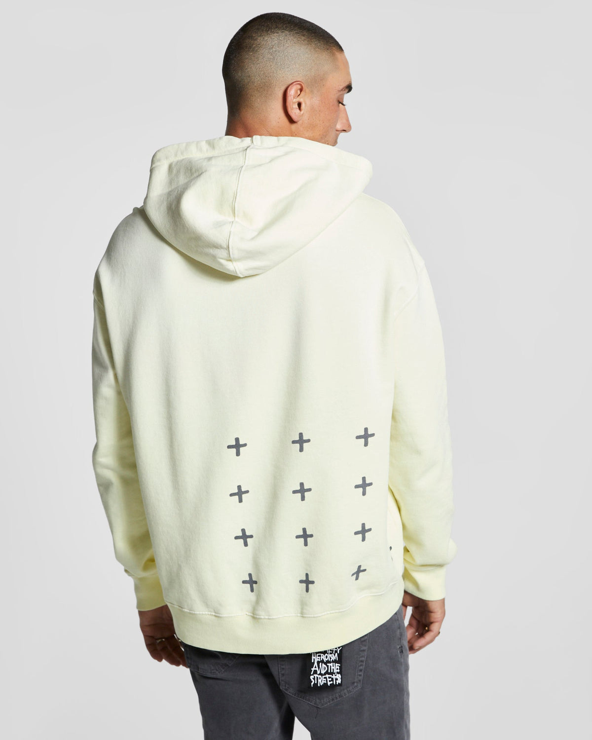 MENS SOTT BIGGIE HOODIE LEMON FLEECE