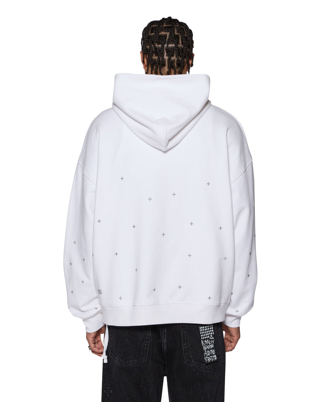 MENS KPLUS EKCESS HOODIE TRU WHITE FLEECE