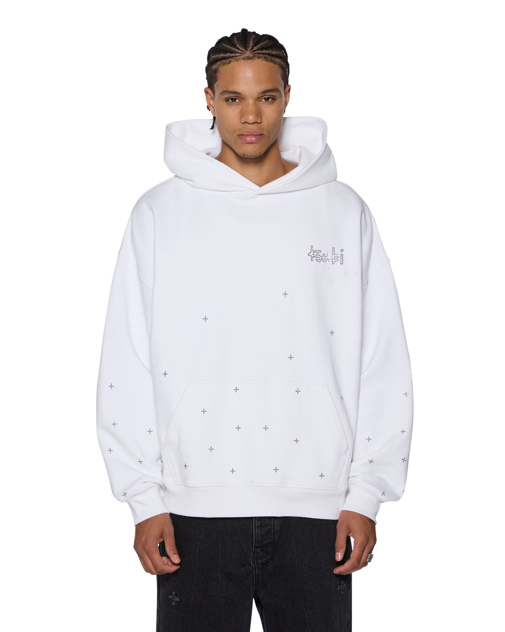 MENS KPLUS EKCESS HOODIE TRU WHITE FLEECE