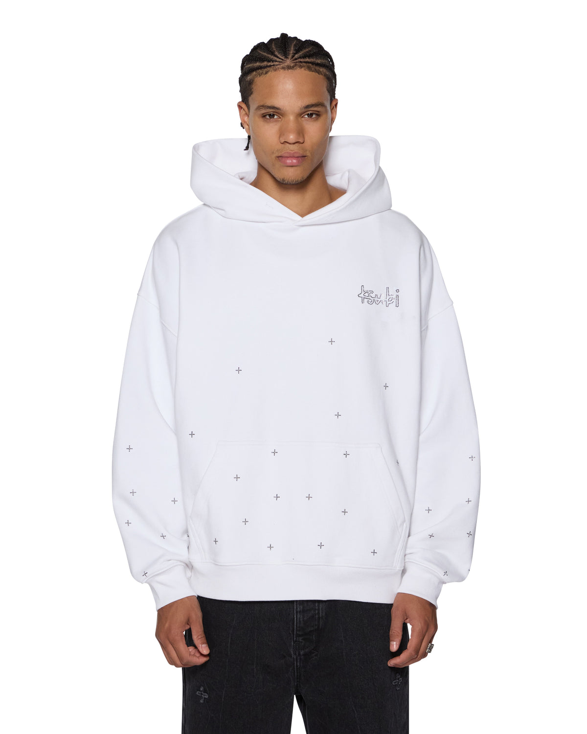 MENS KPLUS EKCESS HOODIE TRU WHITE FLEECE