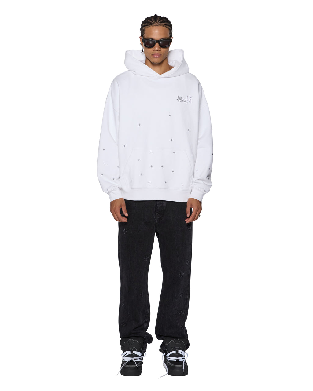MENS KPLUS EKCESS HOODIE TRU WHITE FLEECE
