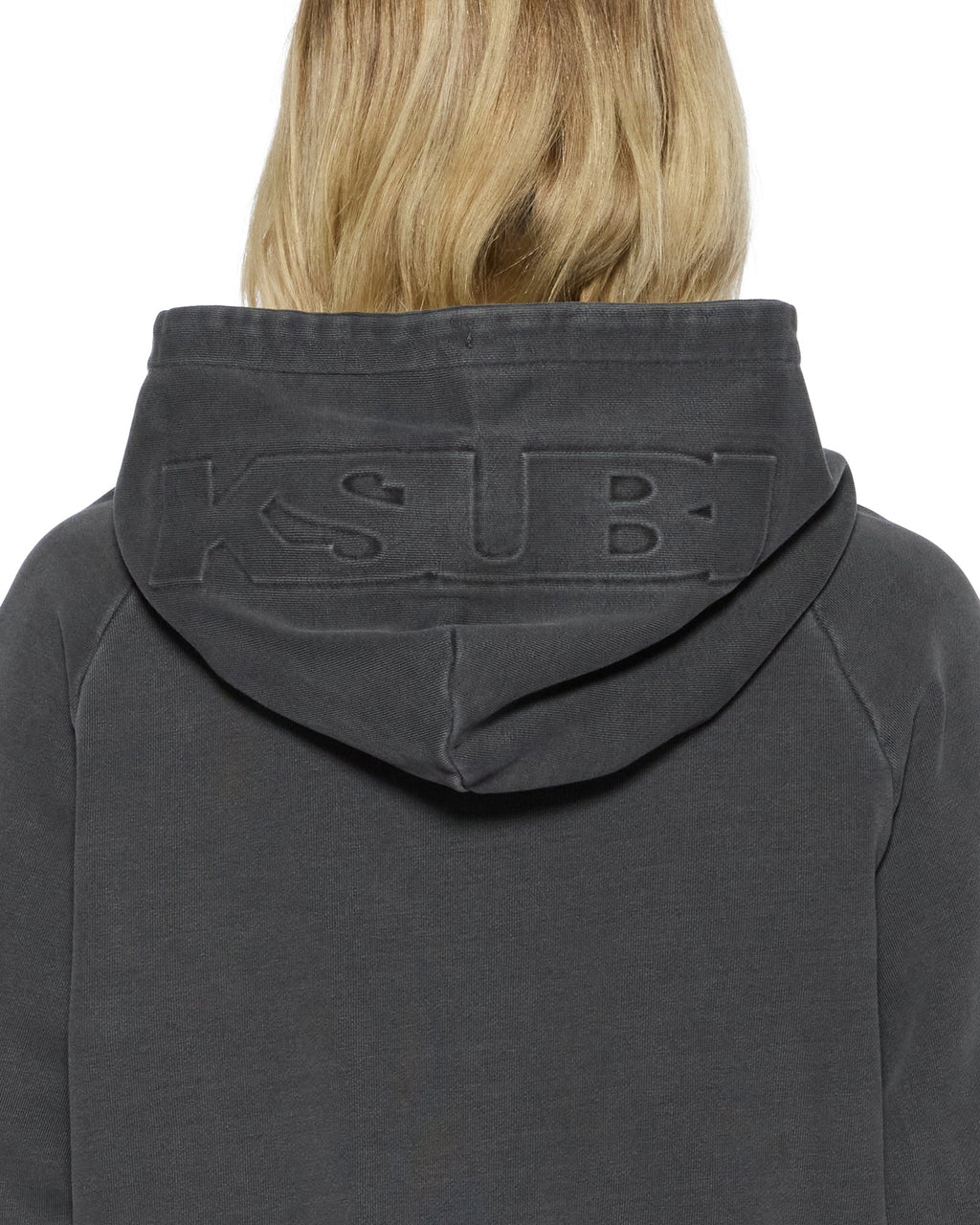 WOMENS ORIGIN HOODIE CHARCOAL FLEECE