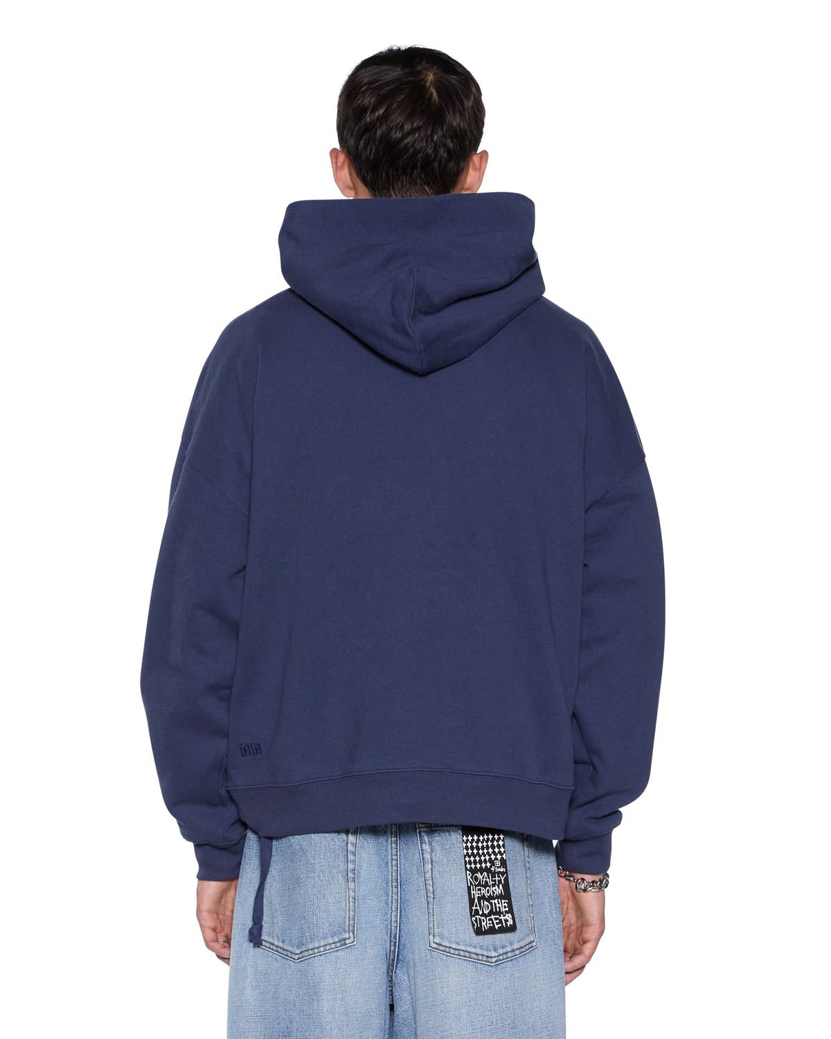 PATCHED EKCESS HOODIE NAVY