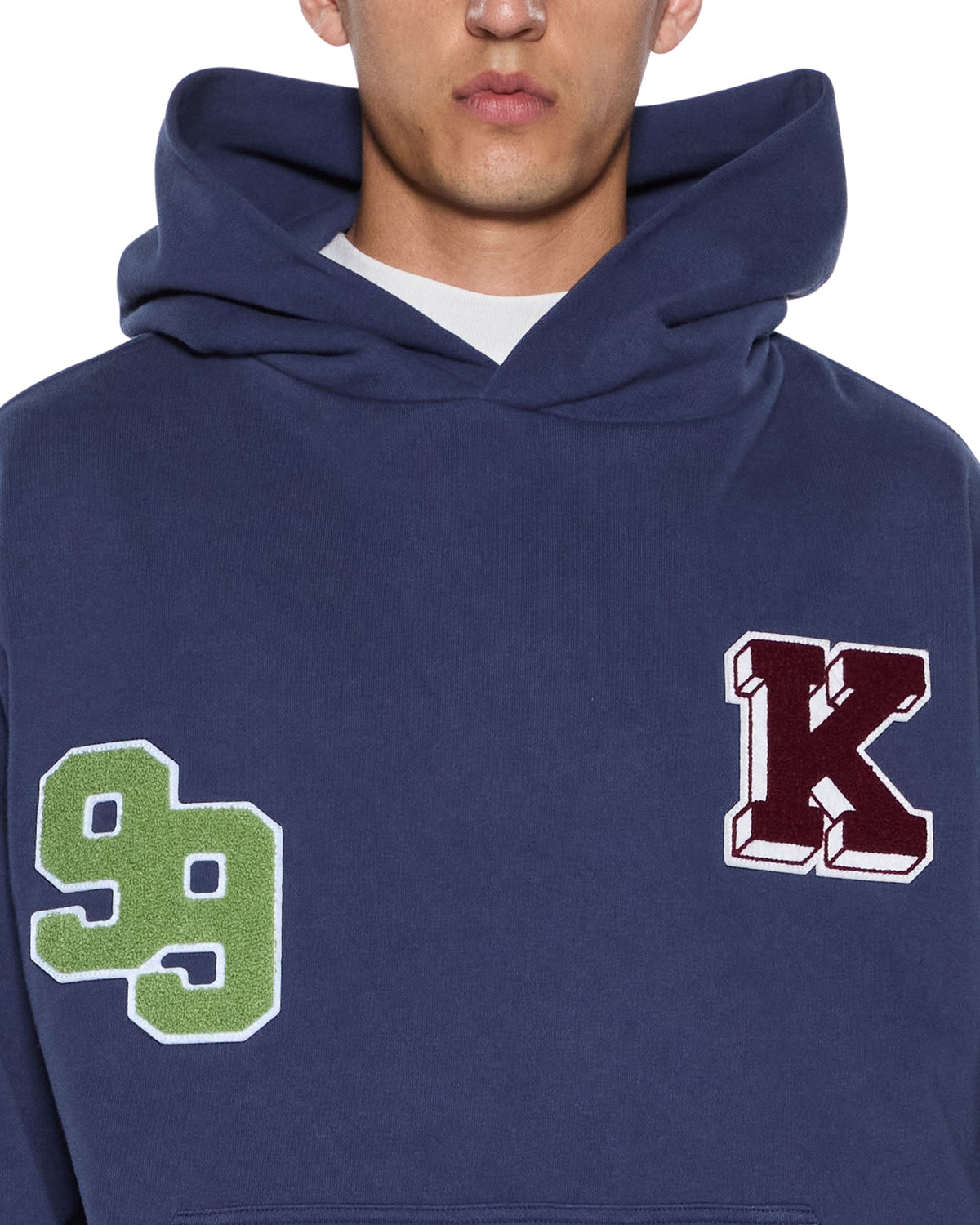 PATCHED EKCESS HOODIE NAVY