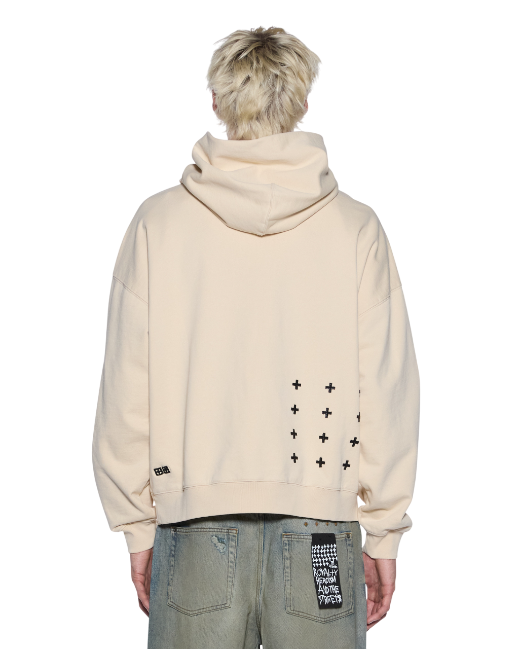 MENS  LORDS EKCESS HOODIE DESERT OVERSIZED FLEECE
