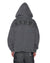 MENS  SERPENT EKCESS HOODIE FADED BLACK OVERSIZED FLEECE