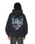 MENS  SPIRIT EKCESS HOODIE ACID BLACK OVERSIZED FLEECE