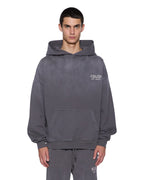MENS STATE EKCESS HOODIE CHARCOAL FADE FLEECE
