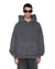 MENS  THORNED EKCESS HOODIE CHARCOAL OVERSIZED FLEECE