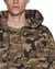 MENS  ZIP THRU HALEN HOODIE CAMO BAGGY FLEECE
