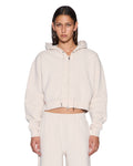 ORIGIN CROPPED HOODIE ECRU