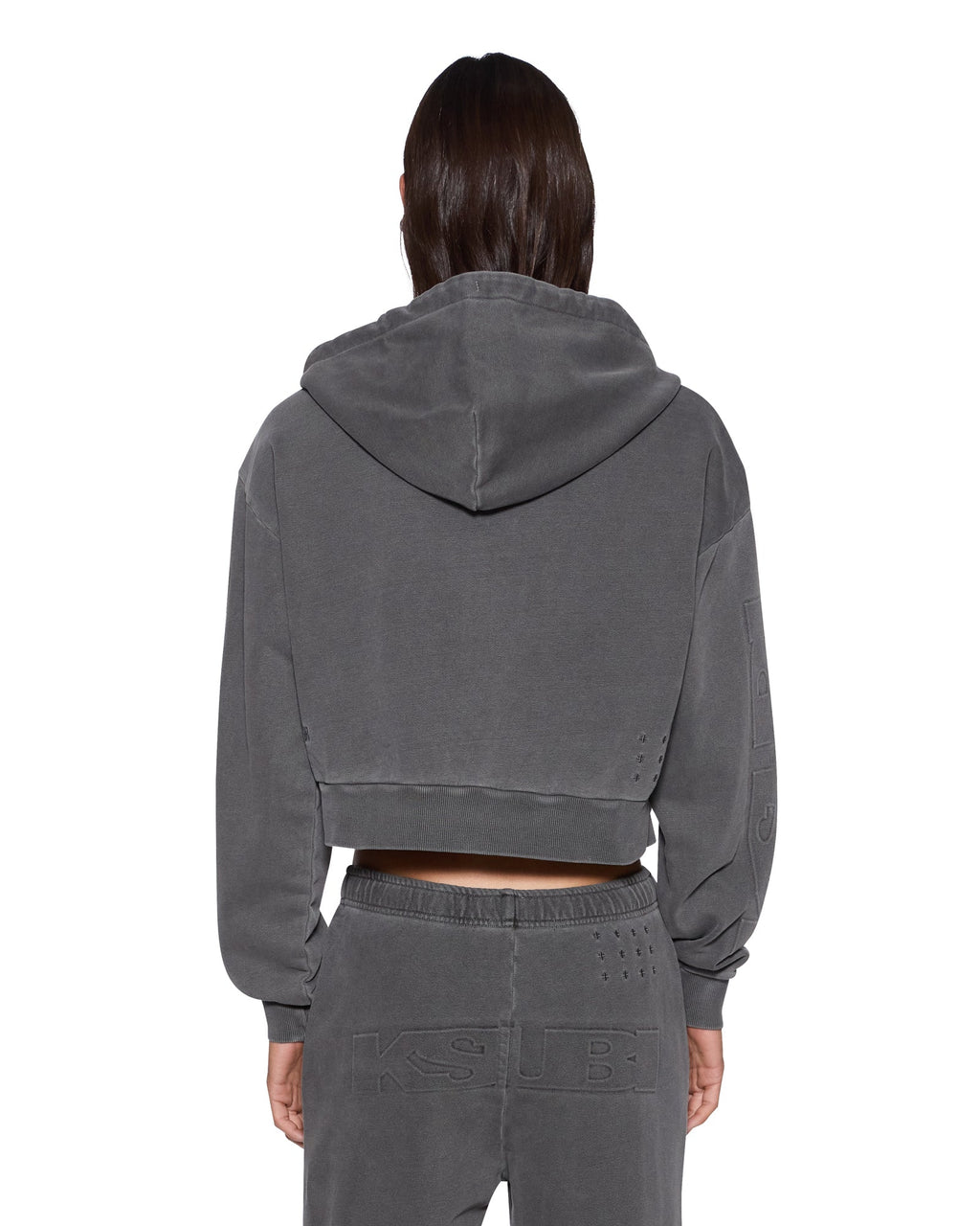WOMENS SOTT ORIGIN HOODIE CHARCOAL FLEECE