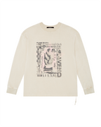 Mens Idols Ekcess Ls Tee Toner Oversized Tees - Tan