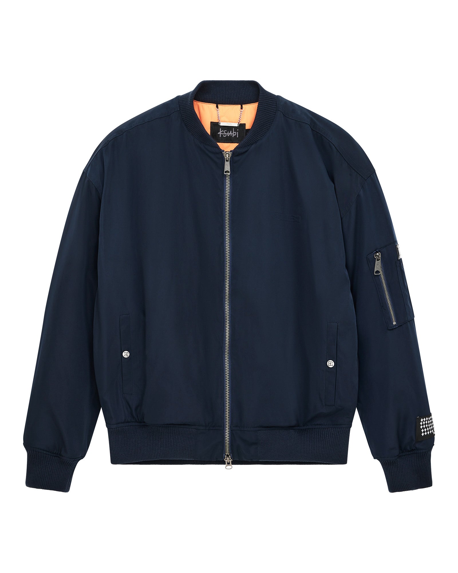 MENS INTRUDER BOMBER JACKET NAVY JACKETS