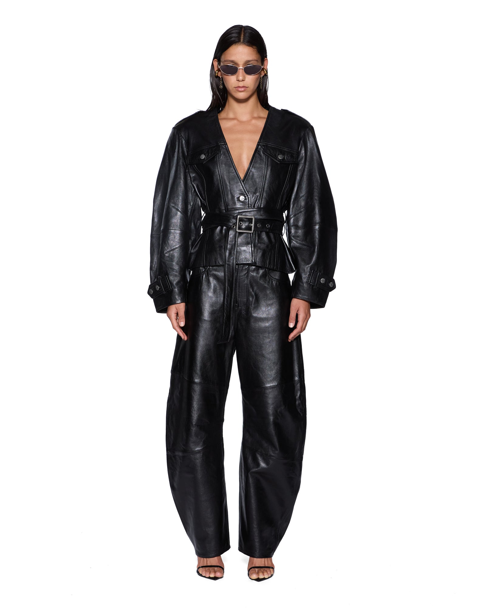 WOMENS BARREL JACKET BLACK FITTED JACKETS