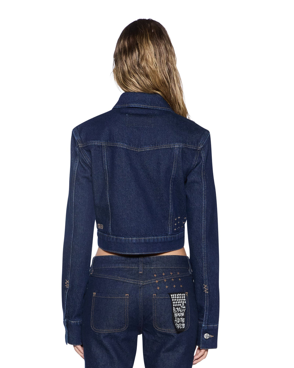 WOMENS SLIM TRUCKER JACKET ORIGINAL RINSE JACKETS