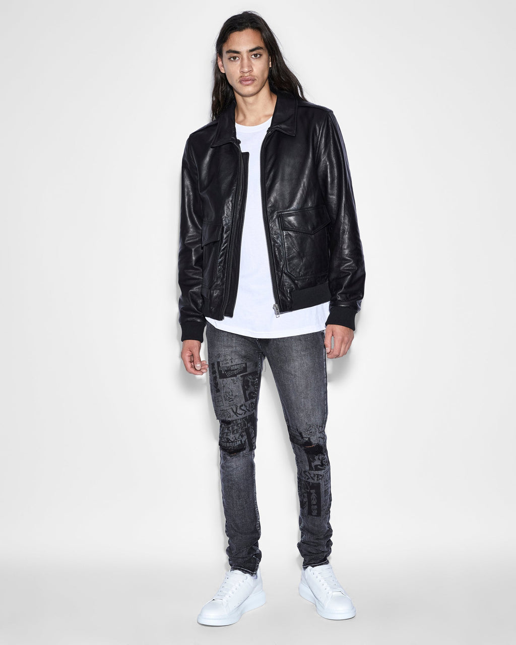 MENS VAN WINKLE MASH UP DENIM JEANS
