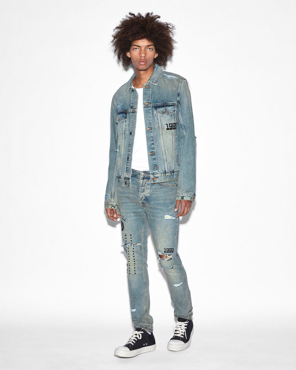 MENS VAN WINKLE THROW BAK TRASH DENIM JEANS