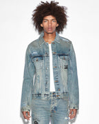 Mens Classic Jacket Throw Bak Regular Jackets - Denim