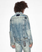 Mens Classic Jacket Throw Bak Regular Jackets - Denim