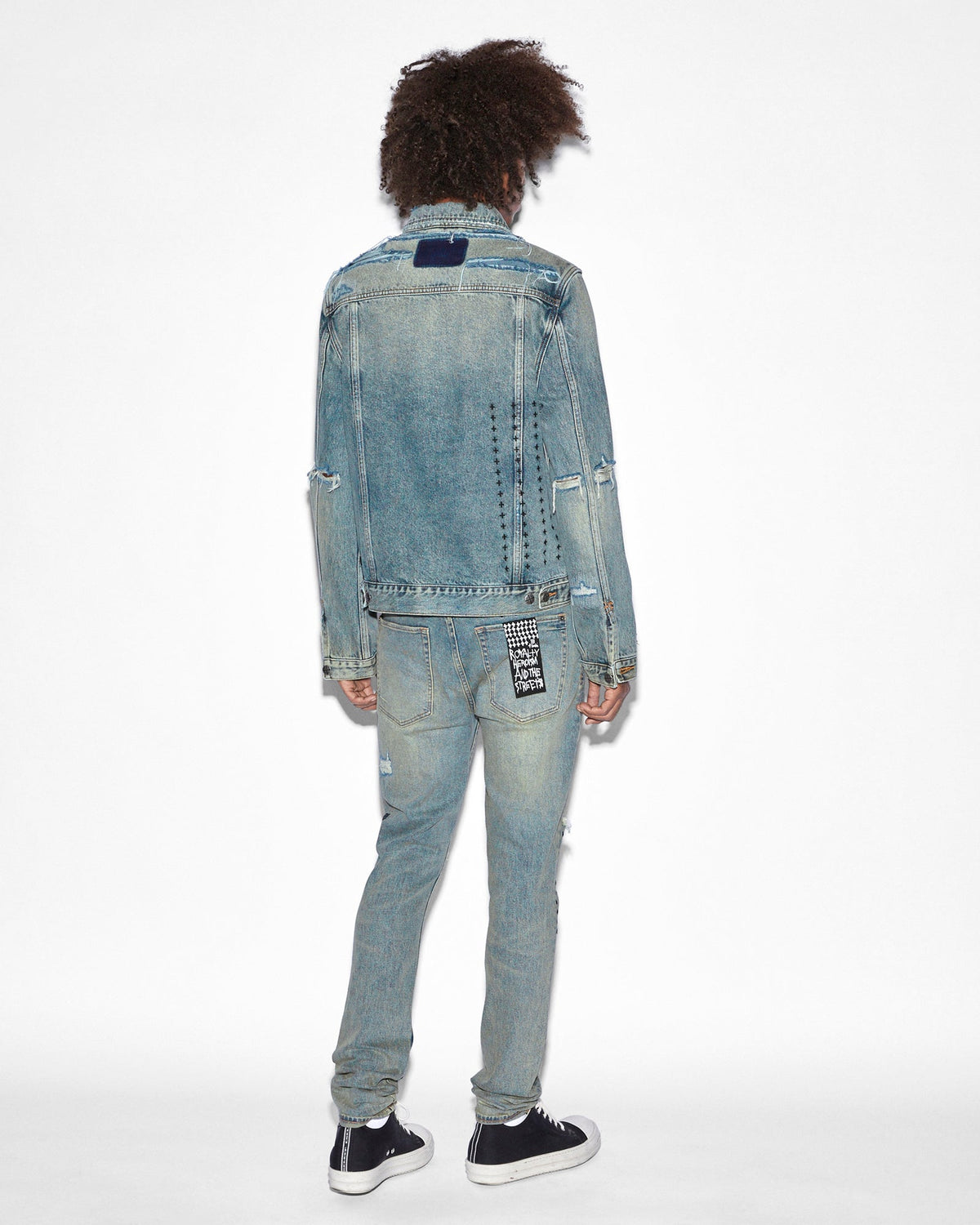 Mens Classic Jacket Throw Bak Regular Jackets - Denim