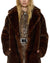 WOMENS  ALTON FAUX FUR JACKET TAWNY STRAIGHT JACKETS