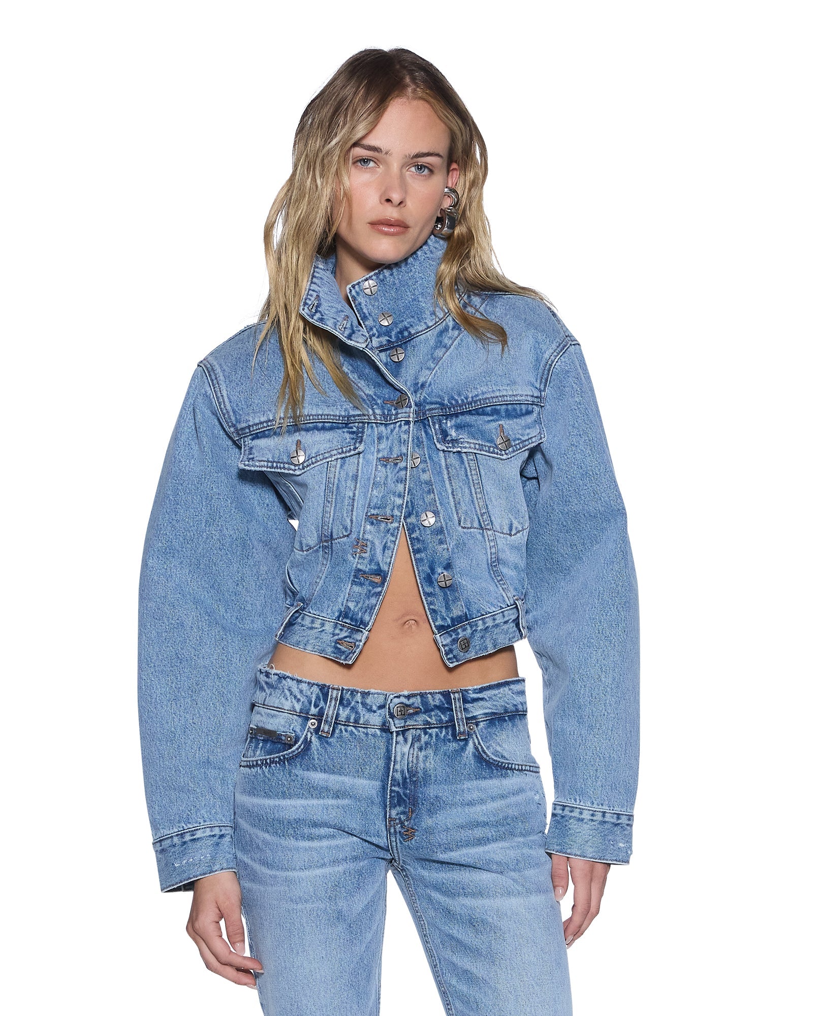 WOMENS HEADLINE JACKET MERCER BLUE REGULAR JACKETS