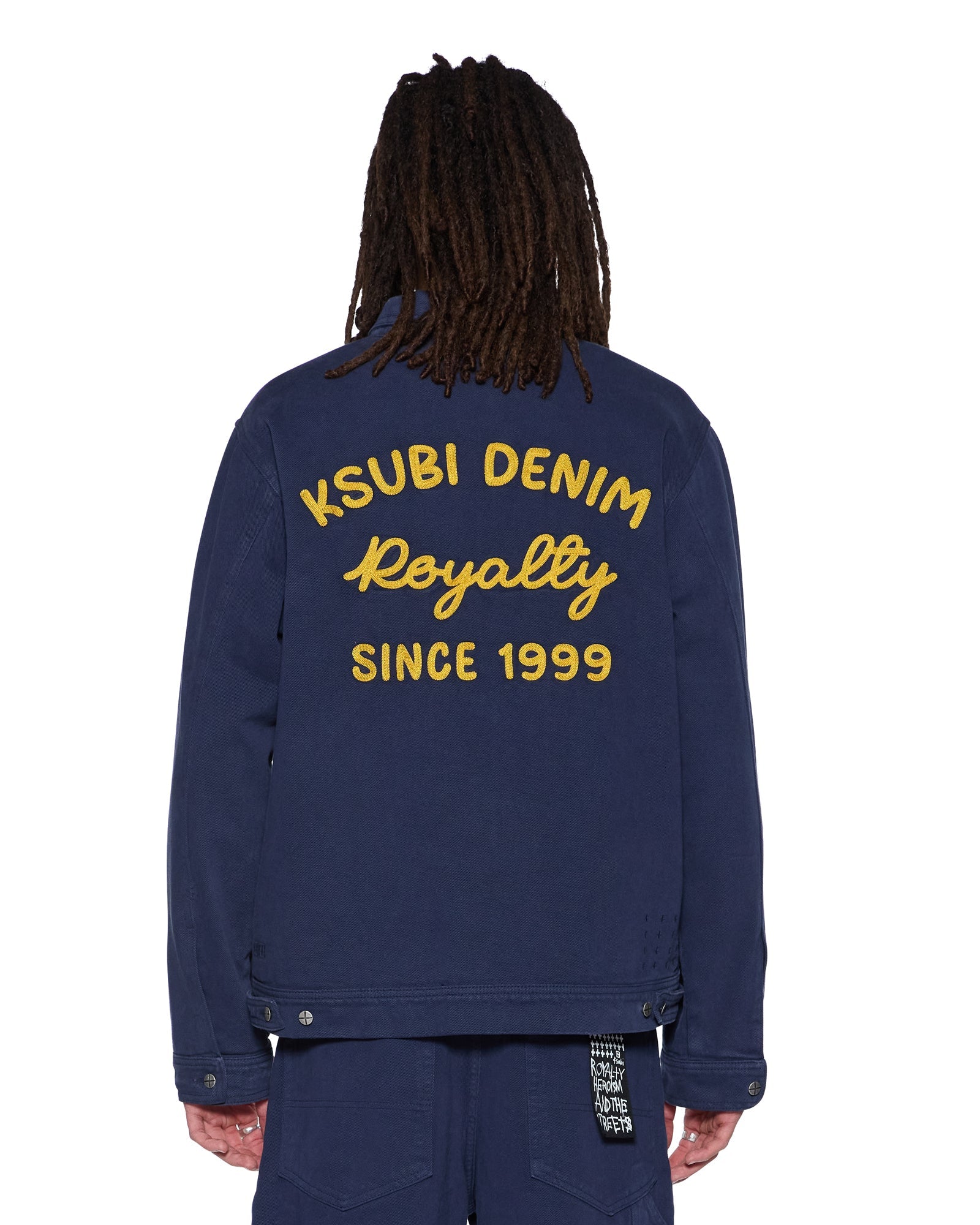 MENS MECHANIK CHAINSTITCH JACKET INK BLUE REGULAR JACKETS