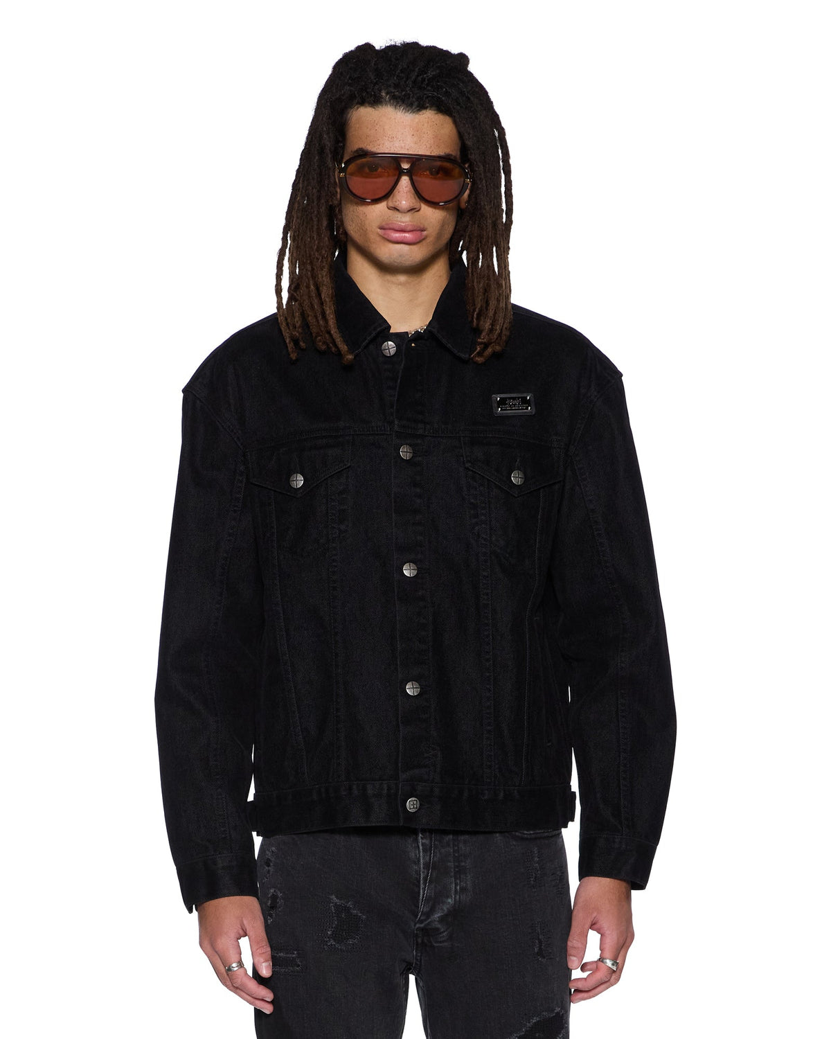 MENS OH G JACKET FLOCKED BLACK JACKETS