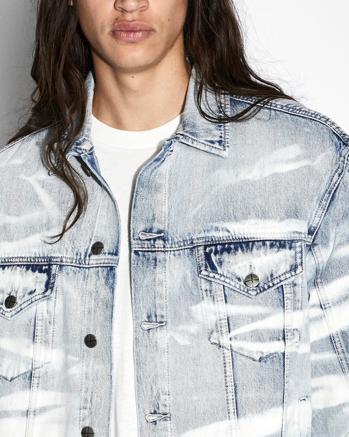 Mens Oh G Jacket Elektrik Oversized Jackets - Denim