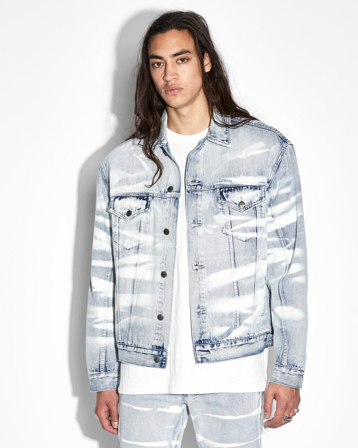Mens Oh G Jacket Elektrik Oversized Jackets - Denim